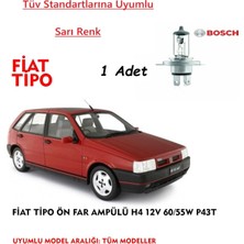 Bosch Fiat Tipo Ön Far Ampülü ( 1 Adet Sarı)