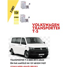 Bosch Volkswagen Transporter T5 2003-2013 Arası Ön Far Ampül Takımı 2 Adet