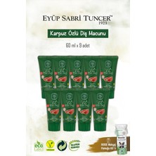 Eyüp Sabri Tuncer 9 Adet Doğal Karpuz Özlü Diş Macunu 60 Ml, Rosie Hediye