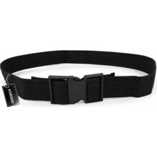 Kordak Siyah Outdoor Ayarlanabilir Taktik Palaska - Sert Kumaş Klipsli 5 cm Kemer