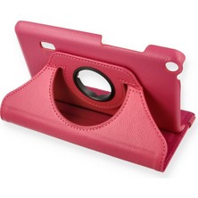 Bezos Mediapad T3 7 Kılıf 360 Tablet Deri Kılıf - Pembe