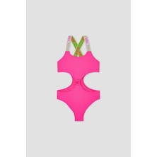 Tyess Bg Store Kız Çocuk Pembe Mayokini
