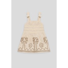 GB Baby BG Store Kız Bebek Ekru Elbise