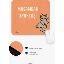 Duxy Esprili Desenli Mouse Pad, 23X19 Cm, Kaymaz Taban, Ev, Ofis ve Oyun Için Rahat ve Yumuşak Mousepad NHY8391