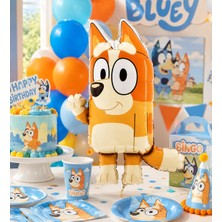 Dodomar Folyo Balon Bluey Bingo 48X66 cm Doğum Günü Parti Süsü Çocuk Kutlama Dekorasyonu