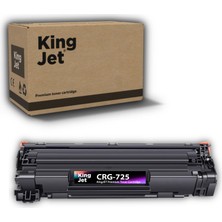 Kingjet Canon Uyumlu CRG-725 Standart Kapasiteli Çipli Muadil Toneri