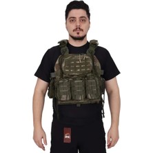Kordak Kk Kamuflaj Pratik Fonsiyonel Airsoft Vest - Kolay Çıkarılabilen Arazi Yelek