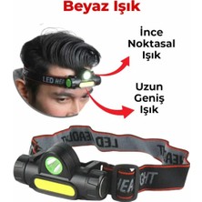 Kordak Şarjlı Kafa Feneri - Her Kafaya Uyumlu Ayarlanabilir Fener
