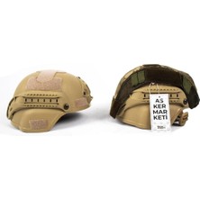 Kordak Kısa Tsk Kamuflaj Taktik Kask Kılıfı - Airsoft Kask Kılıfı