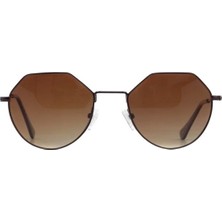 Benx Sunglasses 8007-C.30  Genç Kadın Geometrik Çerçeveli Metal UV400,POLARIZE Güneş Gözlüğü