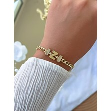 Kbc Store Kbc Minimal Harfli Zincir Bileklik ( Z Harfi )