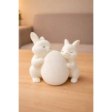 Mech Mini Tavşan Dekor Led’li (Plastik)