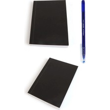 Kordak Siyah Cep Boy Not Defteri - 12 Cm-8 cm - Pantolon Gömlek Cebine Sığar