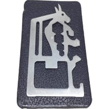 Kordak Boğa Şekilli Acil Durum Kiti - 11 Fonksiyonlu Şişe Konserve Açacağı Cetvel Tornavida