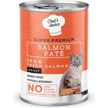 Hd Group Chef's Choice Yetişkin Kediler Için, Tahılsız, Hipoalerjenik, Somon Balıklı Ezme, 400 G x 12 Adet