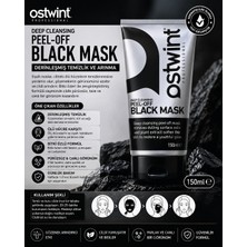 Renas Store Professional Peel Off Black Mask 150 ml Siyah Maske Derin Temizleyici Soyulabilir Yüz Maskesi