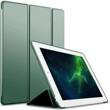 Hd Group iPad 2 3 4 ile Uyumlu Kılıf Arkası Silikon Smart A1395 A1396 A1397 A1416 A1430 A1403 A1458 A1459 A1460 Koyu Yeşil
