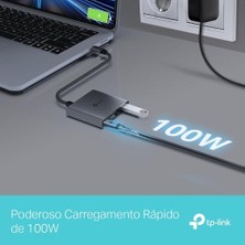 Hd Group UH3020C, 4K 60Hz Hdmı, 100W Hızlı Şarj, 1x Type-A, 3'ü Bir Arada Usb-C Hub
