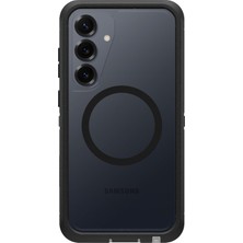 Hd Group Galaxy S25+ Serisi Xt Şeffaf Mıknatıslı Kılıf - Koyu Taraf (Siyah)
