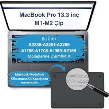 Hd Group MacBook Pro 13 Inç M1 M2 Uyumlu Sert Kapak Kılıf | Desenli Üst Kapak Mat Yüzey | Alt+Üst Kapak | 360° Çizilmeye Dayanıklı Laptop Kılıf Flower 17