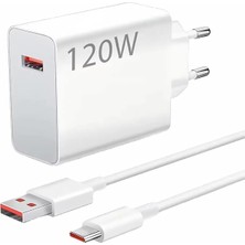 Hd Group Yeco 120W Type-C Ultra Hızlı Şarj Adaptörü ve Kablo Seti, Hızlı Şarj Destekli, Beyaz
