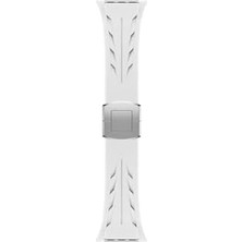 Hd Group - ile Uyumlu 7 8 9 10 Serisi 45MM Kordon Metal Tokalı Silikon Tour Kilim Dizayn Strap 127
