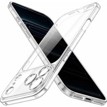 Hd Group 17 Pro Max Uyumlu Kılıf Şeffaf Kamera Korumalı 3D