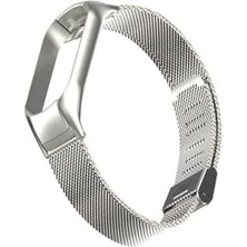Hd Group Mi Band 5 Uyumlu Lüks Metal Mıknatıslı Kordon – Paslanmaz Çelik - Siyah