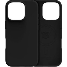 Hd Group Labs 16 Pro ile Uyumlu Destekli Rubber Fit Silikon Kılıf, Yumuşak, Kablosuz Şarj, Tam Koruma