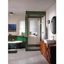 Hd Group 6192BG Align Banyo Musluğu, Fırçalanmış Altın