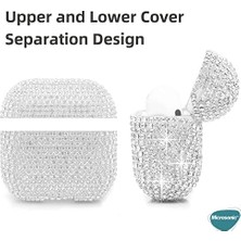 Hd Group Pro 3 Için Kılıf Swarovski Görünümlü Taşlı Pembe [airpods Pro 3 ile Uyumlu Kılıf - Pembe]
