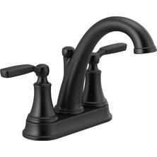 Hd Group 2532LF-BLTP Woodhurst Banyo Bataryası, Mat Siyah