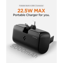 Hd Group 5000 Mah Ultra Mini 22.5W Usb-C Giriş/çıkış Hızlı Şarj 2 Portlu Tak-Çalıştır Standlı Powerbank/entegre Type-C Portlu Stand Özellikli Taşınabilir Şarj Cihazı EA2205 - ABA09022