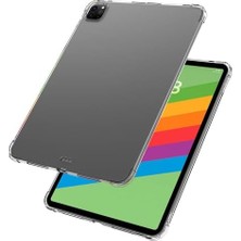 Hd Group iPad Pro 13 Inç M4 2024 ile Uyumlu Kılıf Darbelere Dayanıklı Şeffaf Kapak A2925 A2926 A3007 Renksiz