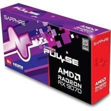 Hd Group Sapphıre Amd Radeon™ Rx 9070 Gamıng 16GB Dual Hdmı/dual Dp Gpu Ekran Kartı