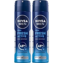 Hd Group Men Erkek Sprey Deodorant Fresh 150 Ml,ter Kokusuna Karşı 48 Saat Koruma,okyanus Özleri,uzun Süren Ferahlık,alüminyum Içermeyen Formül (2 Paketi)