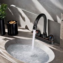 Hd Group Soka Banyo Lavabo Bataryası, Düz Başlı, Fırçalanmış Nikel