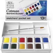 Hd Group & Newton Cotman Sketchers Box 1/2 Tablet 12LI Sulu Boya