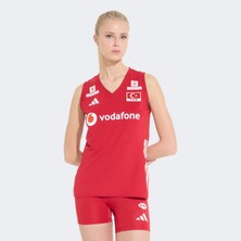 adidas Türkiye Voleybol Milli Takımı Kadın Kırmızı Voleybol Forması.-