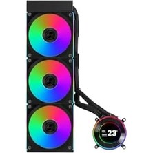 Hd Group Li Hydroshift Iı Lcd-C 360R Sıvı Soğutucu Siyah 360MM Radyatör