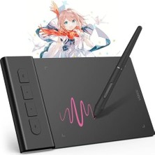 Hd Group Osu Tablet Grafik Tablet VK430 4x3 Inç, Pilsiz Stylus 290RPS Raporlama Hızı, 8192 Baskı Hassasiyeti ve 4 Kullanılabilir Tuş, Windows//mac/chrome Os ile Uyumlu