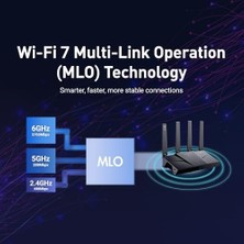 Hd Group Gl.inet GL-BE9300(FLINT 3) Tri-Band Wifi 7 Router, Gaming Router, Extensive Coverage, 5x2.5g Multi-Gig Ports, Mass Device Connectivity, Mlo Technology, Openvpn & Wireguard, 802.11AX