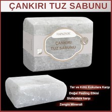 Hd Group Bitkisel Çankırı Tuz Sabunu 300-350 gr Zengin Mineralli Doğal Saf Çankırı Kaya Tuzu Sabunu