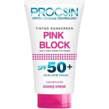 Hd Group Procsın Pink Block Aydınlatıcı Spf 50+ Güneş Kremi, Leke Karşıtı & Cilt Tonu Eşitleyici, Yoğun Nemlendirici & Cildi Besleyici, 50 ml