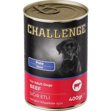 Challenge Pate Sığır Etli 400 gr Yetişkin Konserve Köpek Maması