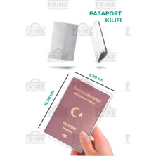 Trink Çanta Şeffaf Su Geçirmez Pasaport Koruma Kabı Pasaport Kılıfı Yüksek Kalite Pvc Temizlenebilir