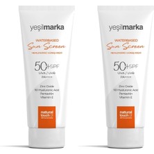 Hd Group Water Based Moisturizing Sun Screen 50 Spf Güneş Koruyucu Krem (2 Paketi)