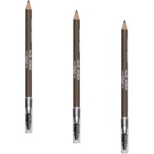 Hd Group Fırçalı Yumuşak Uçlu Belirginleştirici Kahverengi Kaş Kalemi-Eyebrow Expert Powdery Liner 103 Brown (3 Paketi)