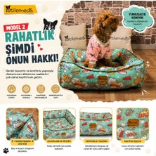 Patilemece Dikdörtgen Model 2 Kedi Köpek Yatağı