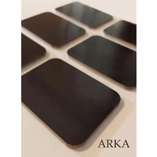 Hd Group 4 Lü Simli Yılbaşı Magnet Baba Kardan Adam Hediye Magnet (5,5 x 11 Cm)